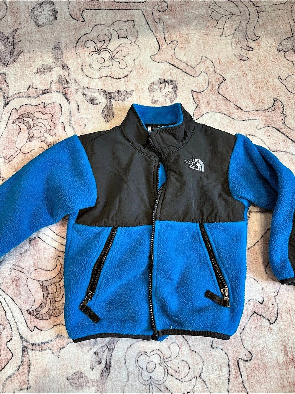 The North Face Toddler Denali Fleece Jacket Boys 2T Blue & Black